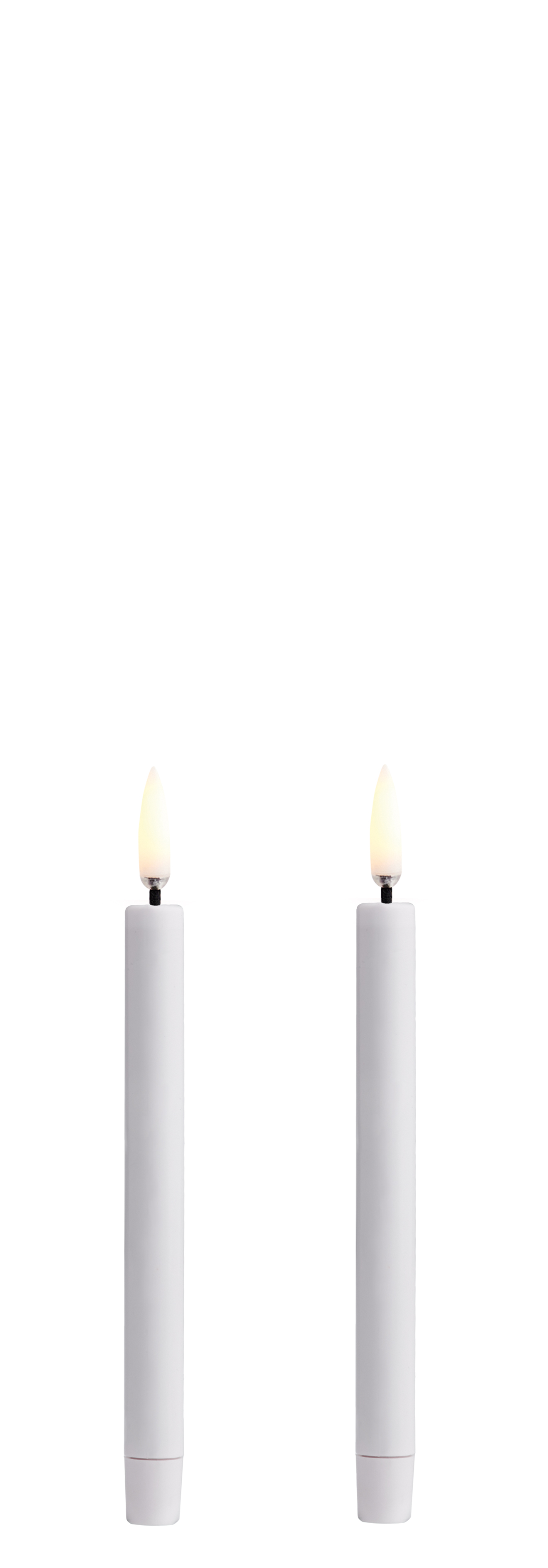 Uyuni LED Mini Tafelkerze 14cm nordic white 2 Stück