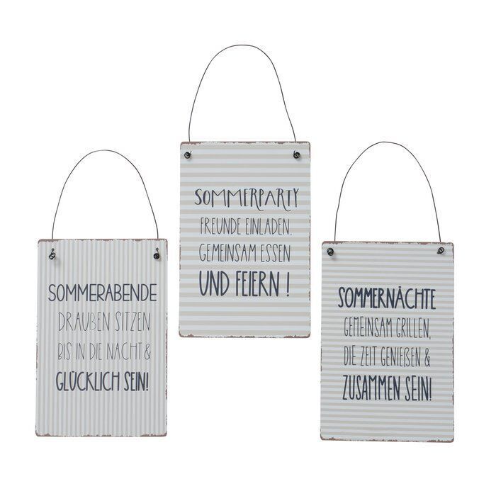 Schild Sommernächte