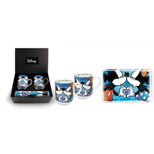 Disney Frühstücksset You Complete Me - Mickey & Minnie Pokal, Zubehör, Formelle Kleidung, Krawatte