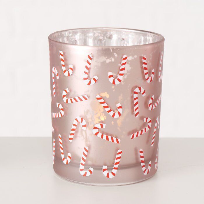 Windlicht Candy 8cm rosa