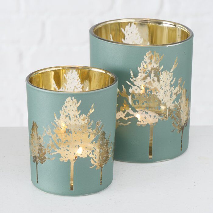 Windlicht Skove 8cm grün Variante 1