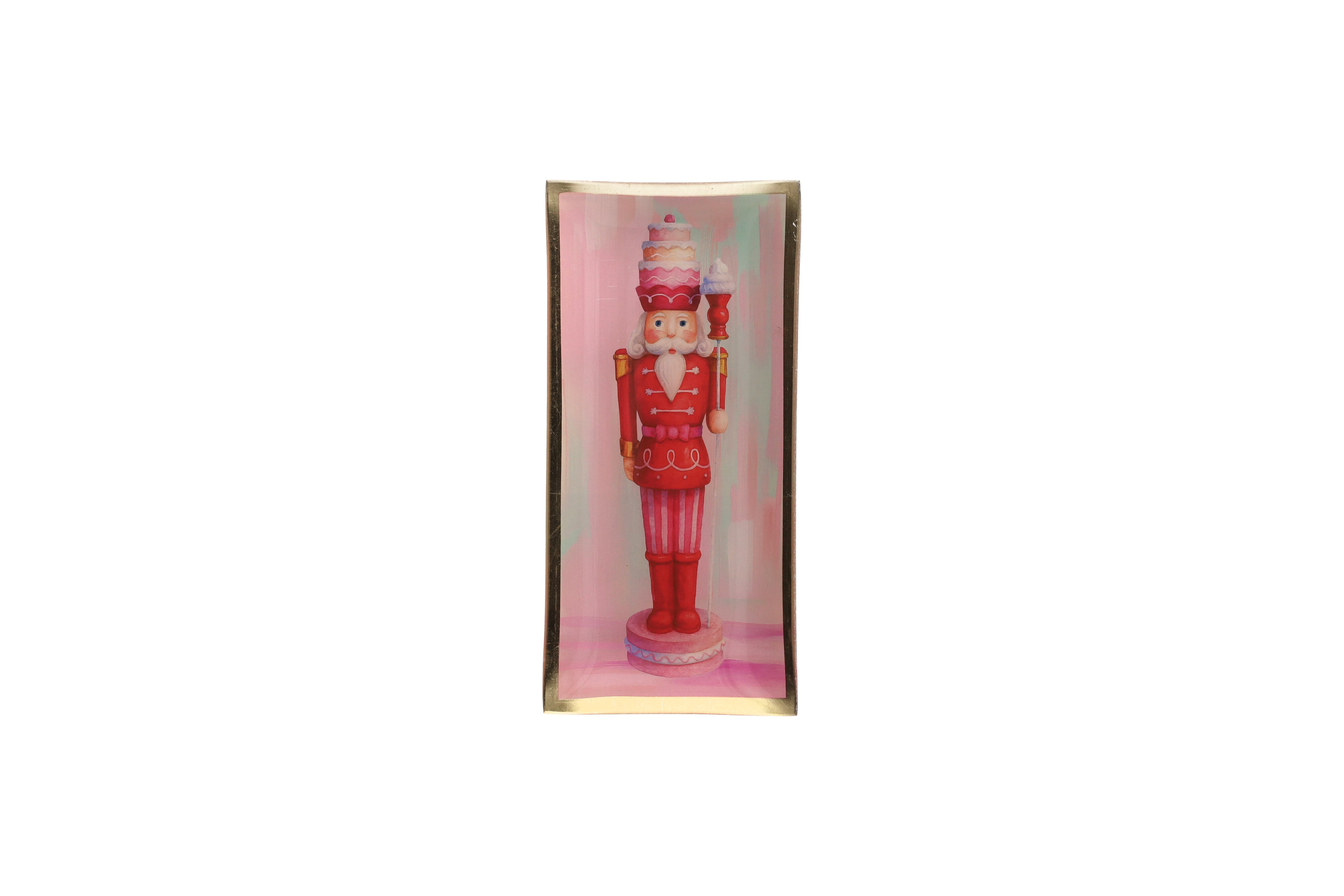Christbaumfigur, Nutcracker, Rot, Holzfigur, Dekoration