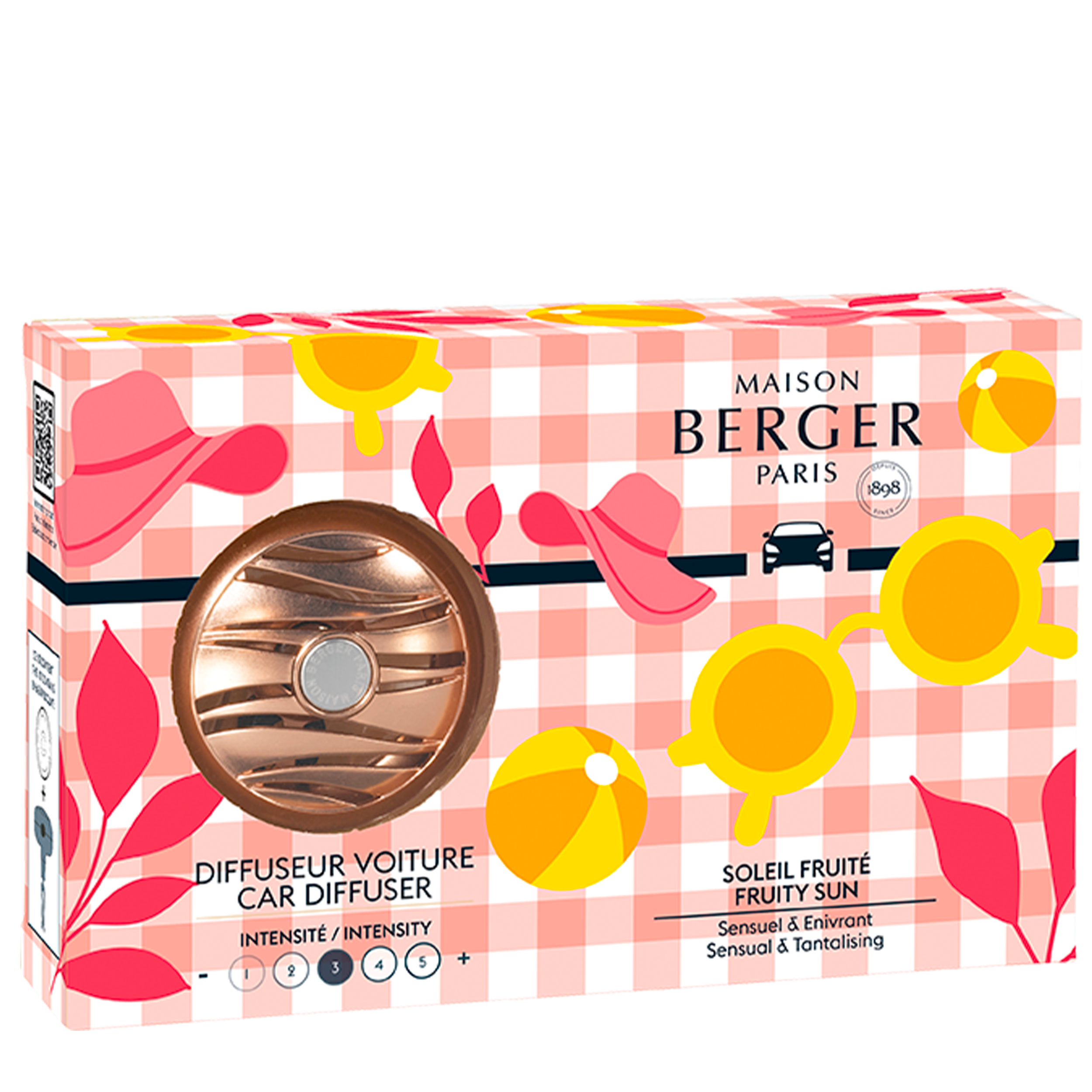 Blissful cuivre rosé - Fruity Sun Autoduft Set