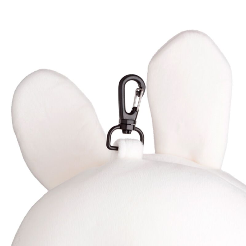 Relaxeazzz Adoramals Frances the Rabbit Hase Plüsch Reisekissen & Schlafmaske