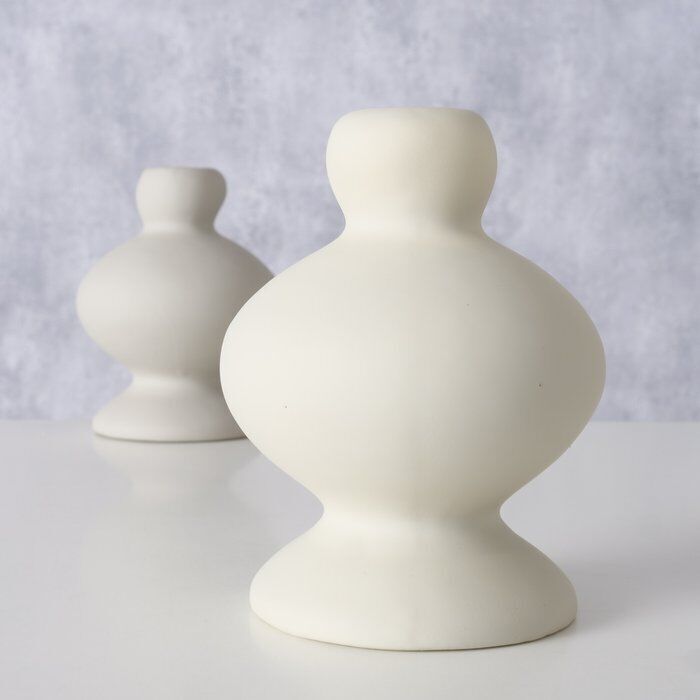 Kerzenleuchter Rimona hellgrau