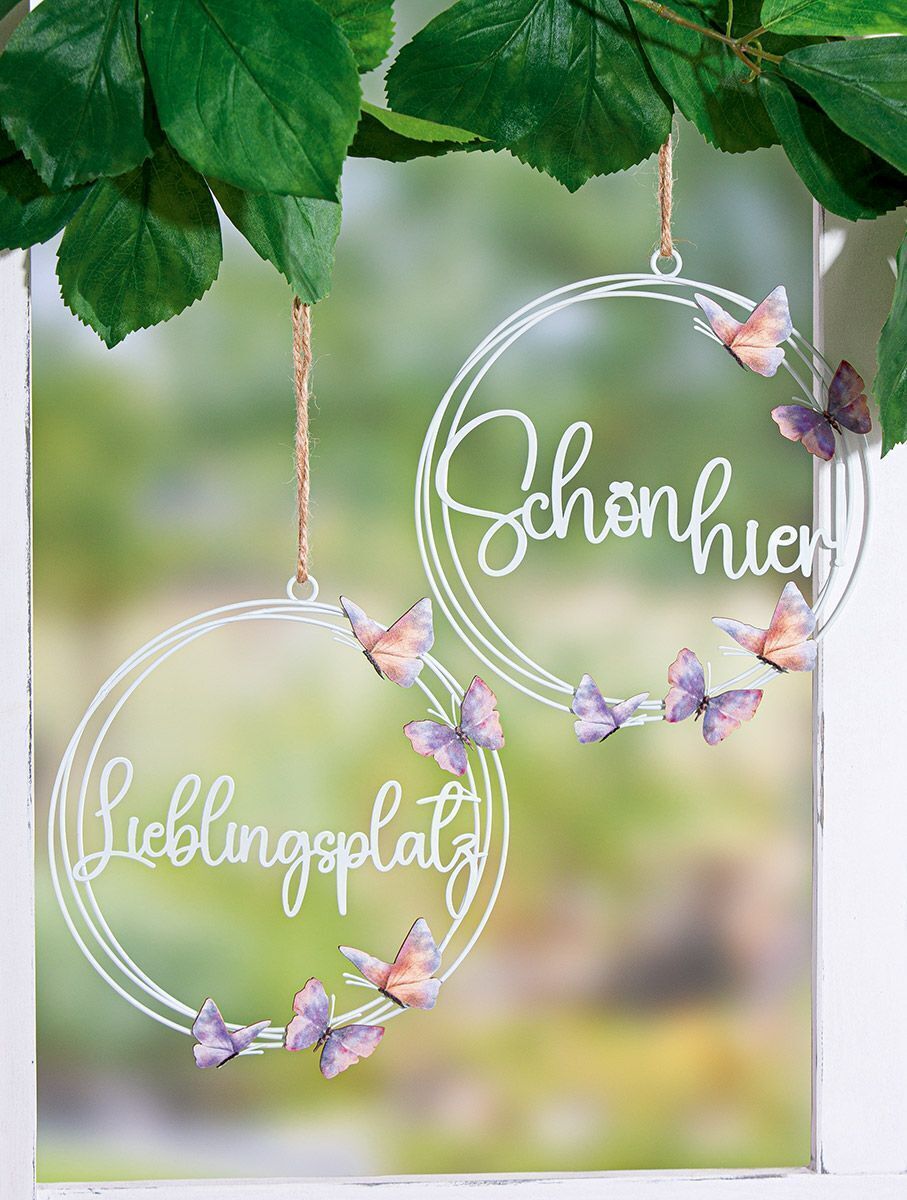 Deko Hänger Schmetterlingstanz 20cm Variante 1