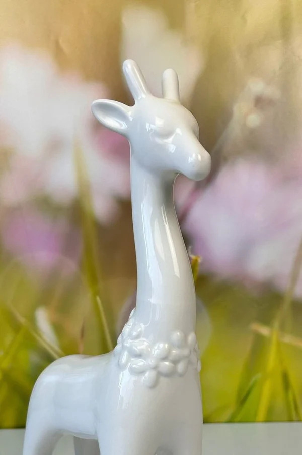 Deko Giraffe Giulia cremeweiß 25cm Deko Giraffe Giulia cremeweiß 25cm