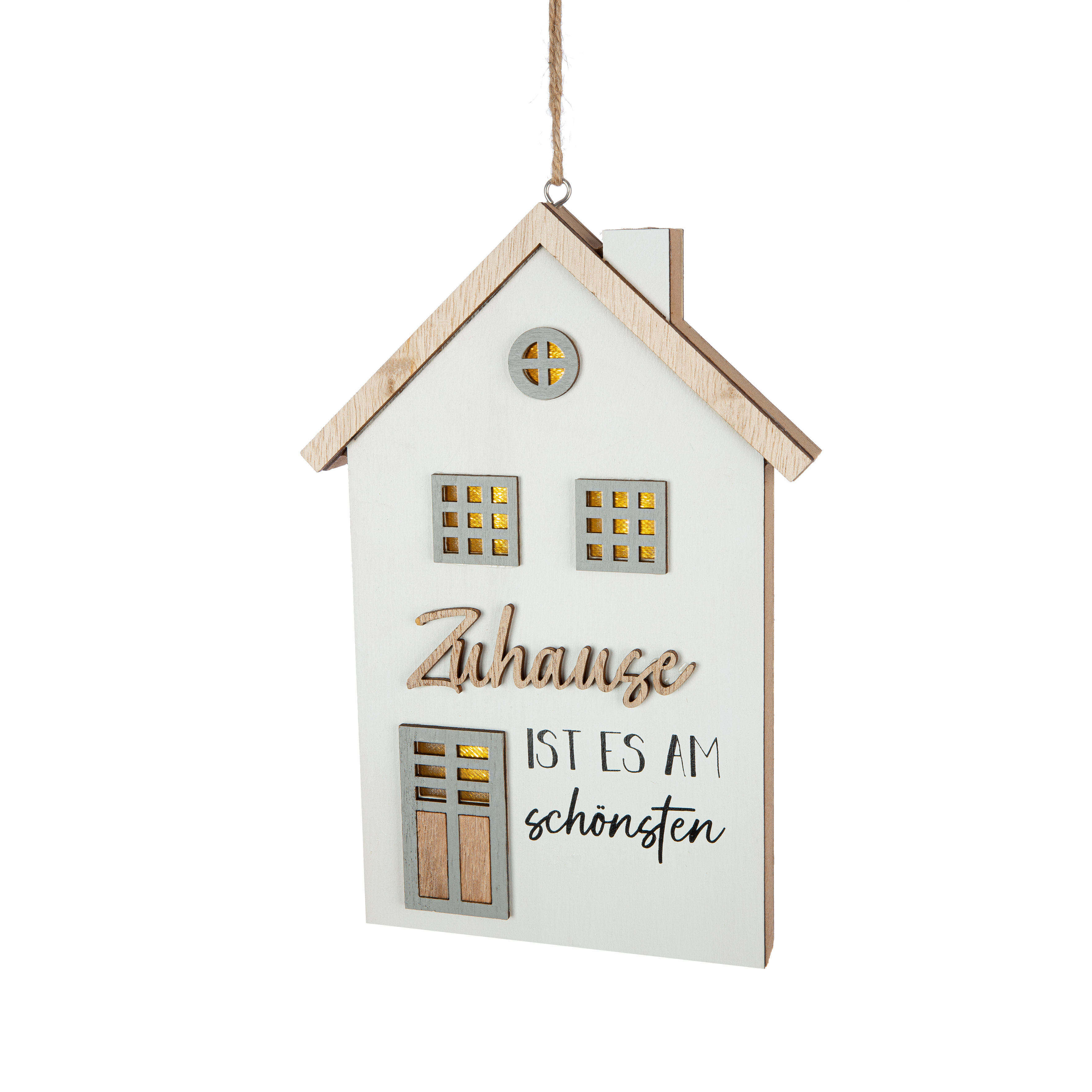 Deko Hänger Zuhause LED weiß Zubehor