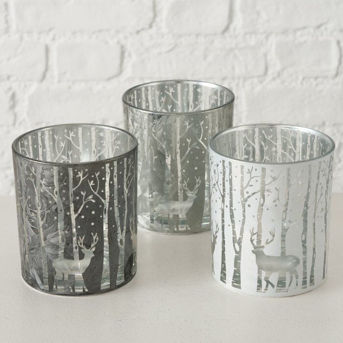 Windlicht Lubita 10cm schwarz