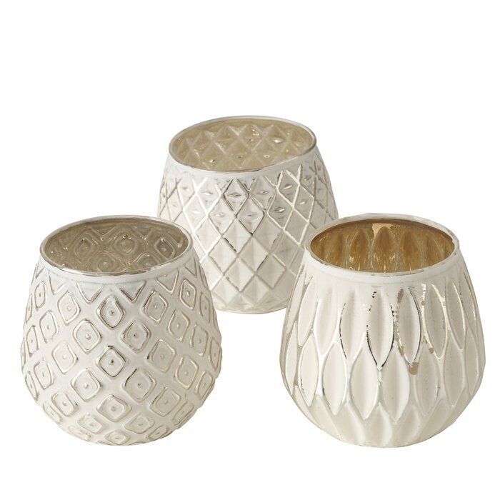 Windlicht Yamuna 9cm weiß Variante 1