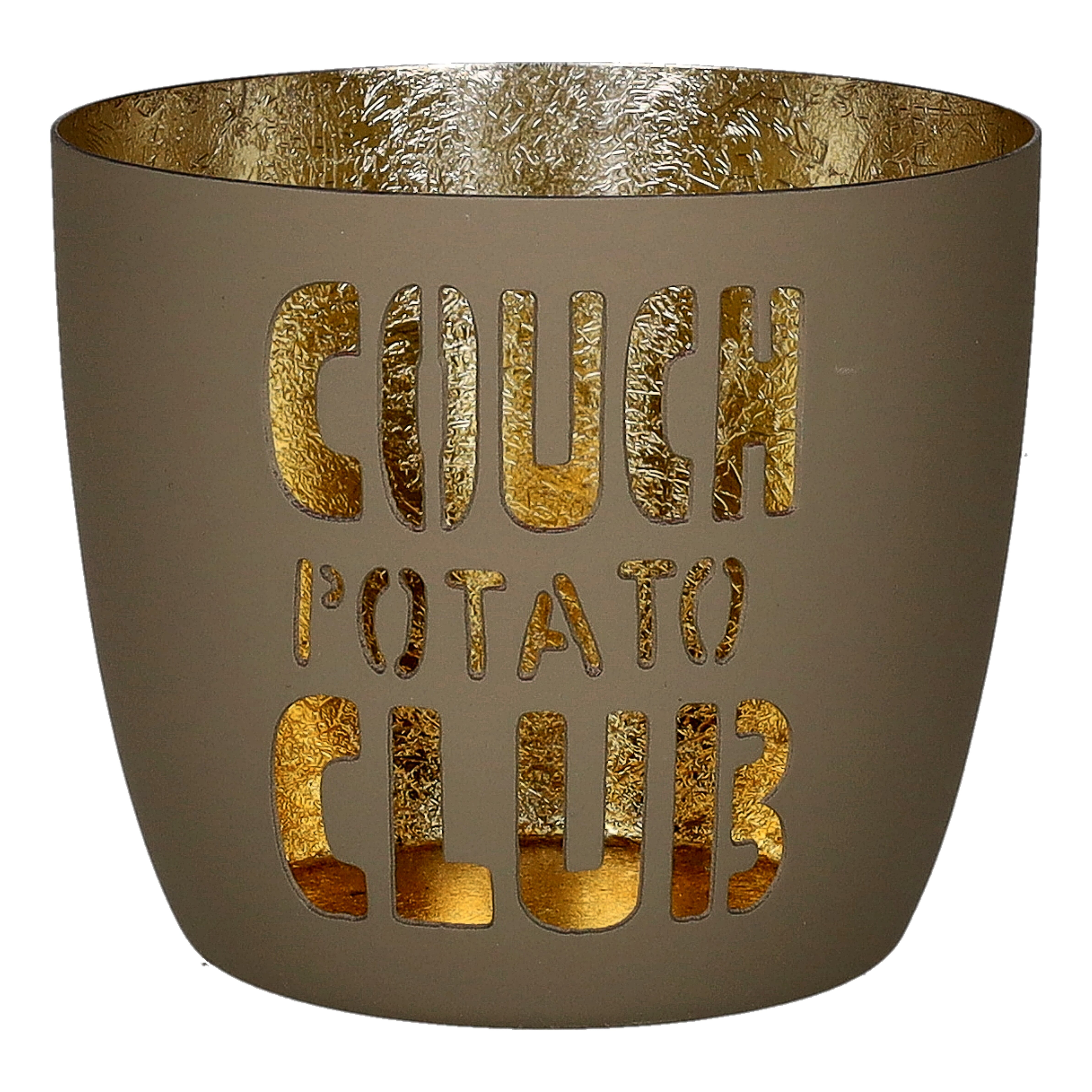tumbler, gold, crackled, metallic, Zitat-Becher