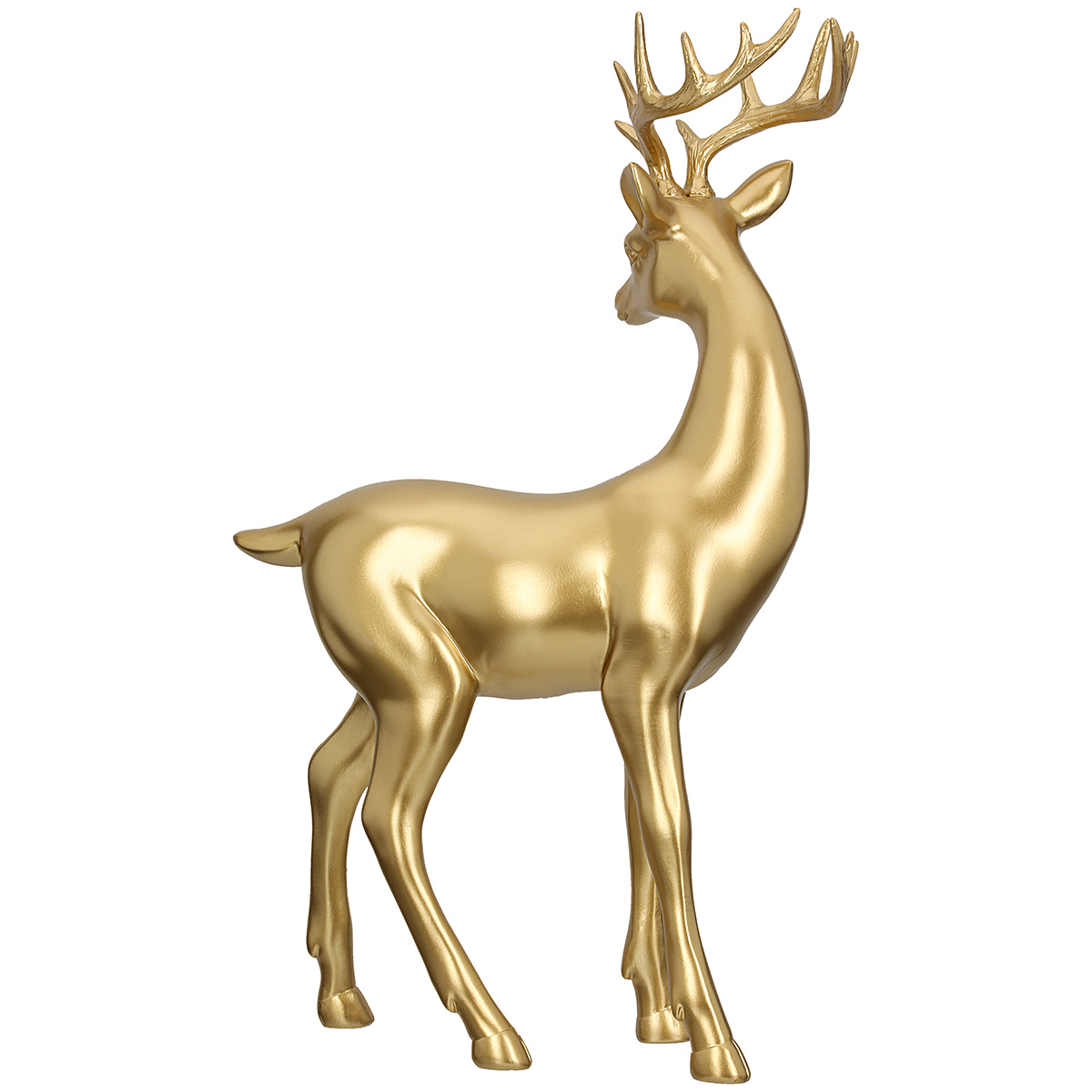 Dekofigur Hirsch James 55cm gold Gold, Hirsch, Dekoration, Figur, Skulptur
