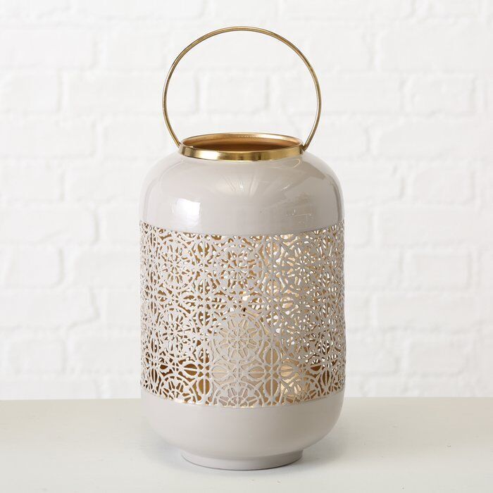 Windlicht Sami grau 33cm