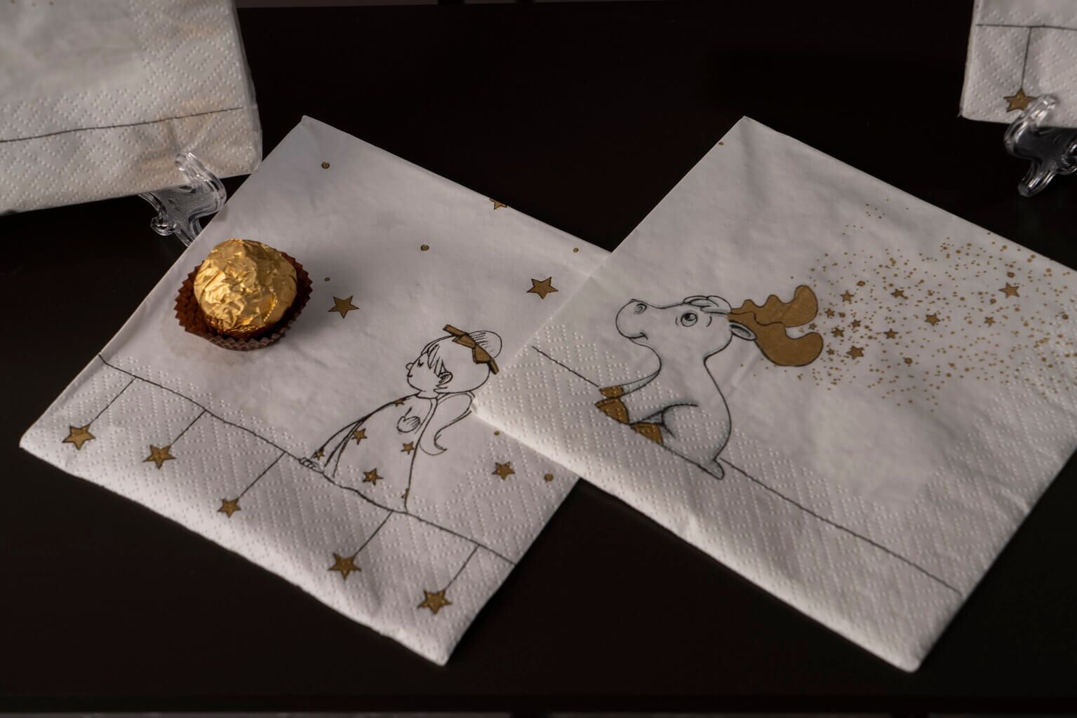 Engel Emily Weihnachts-Serviette