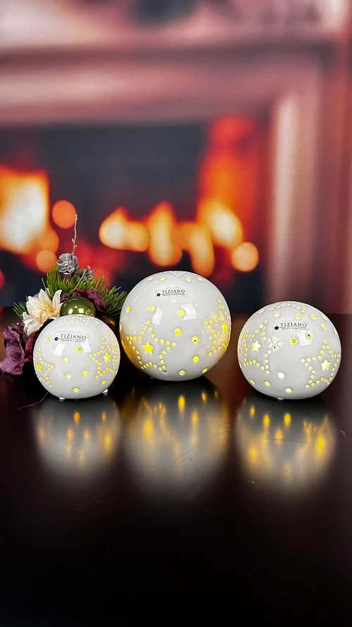 Lichtkugel Tazzola 8cm LED cremeweiß Lichtkugel Tazzola 8cm LED cremeweiß