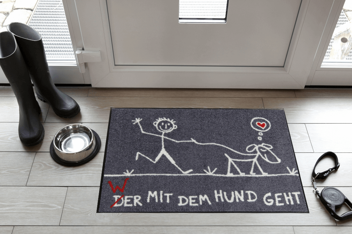 Wohnmatte Go Gassi Go