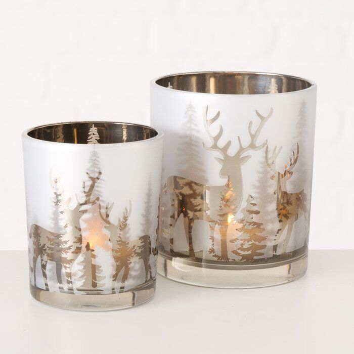 Detailbild-feubldeU-large Windlicht Askan 10cm silber