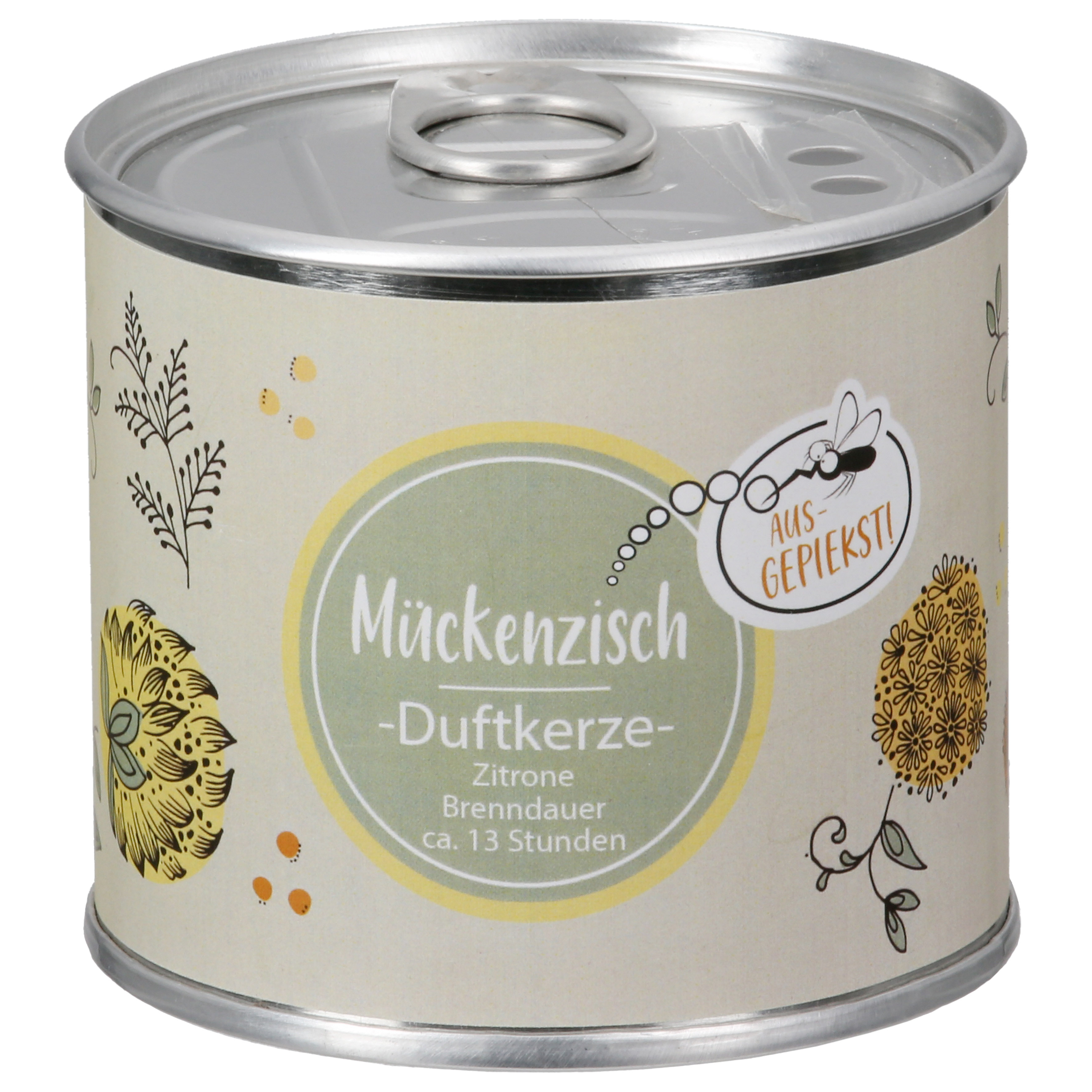 Kerzendose Bauerngarten - Anti Mücke Variante 2