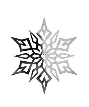 126986_g Dekohänger Kado silber 7cm