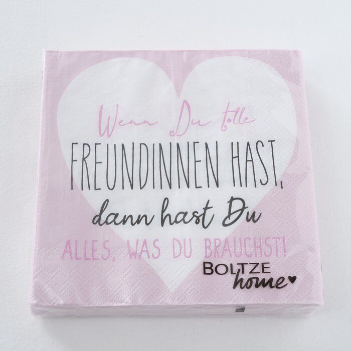 Einzelbild-cmhcEdnI-large Serviette Friends 20 Stück rosa Variante 2
