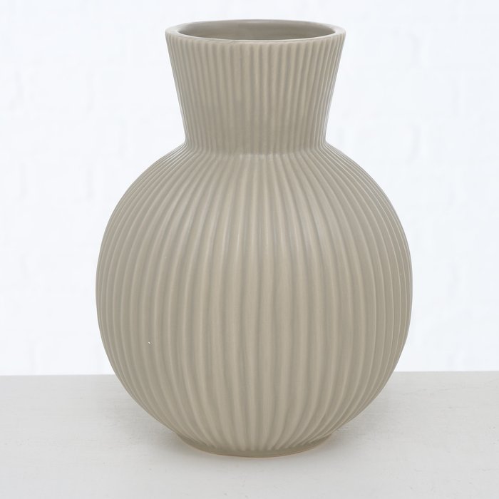 Vase Fezya 21cm Keramik beige