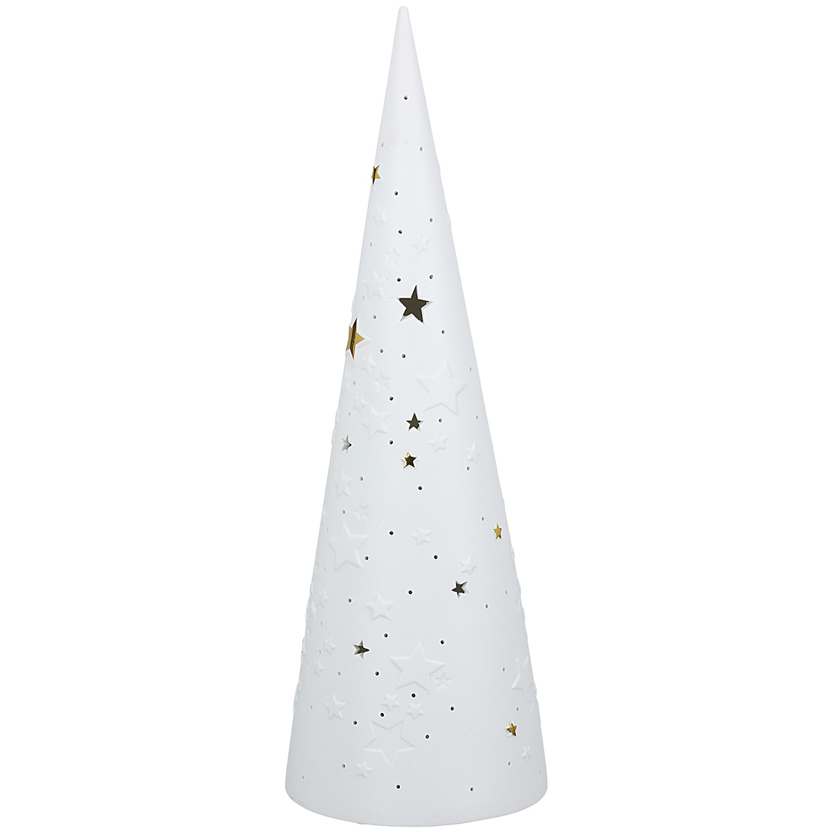 weihnachtlicher Baumschmuck, Weihnachtsdeko, Tannenbaumspitze, Schmuckstern, weißer Dekorstern