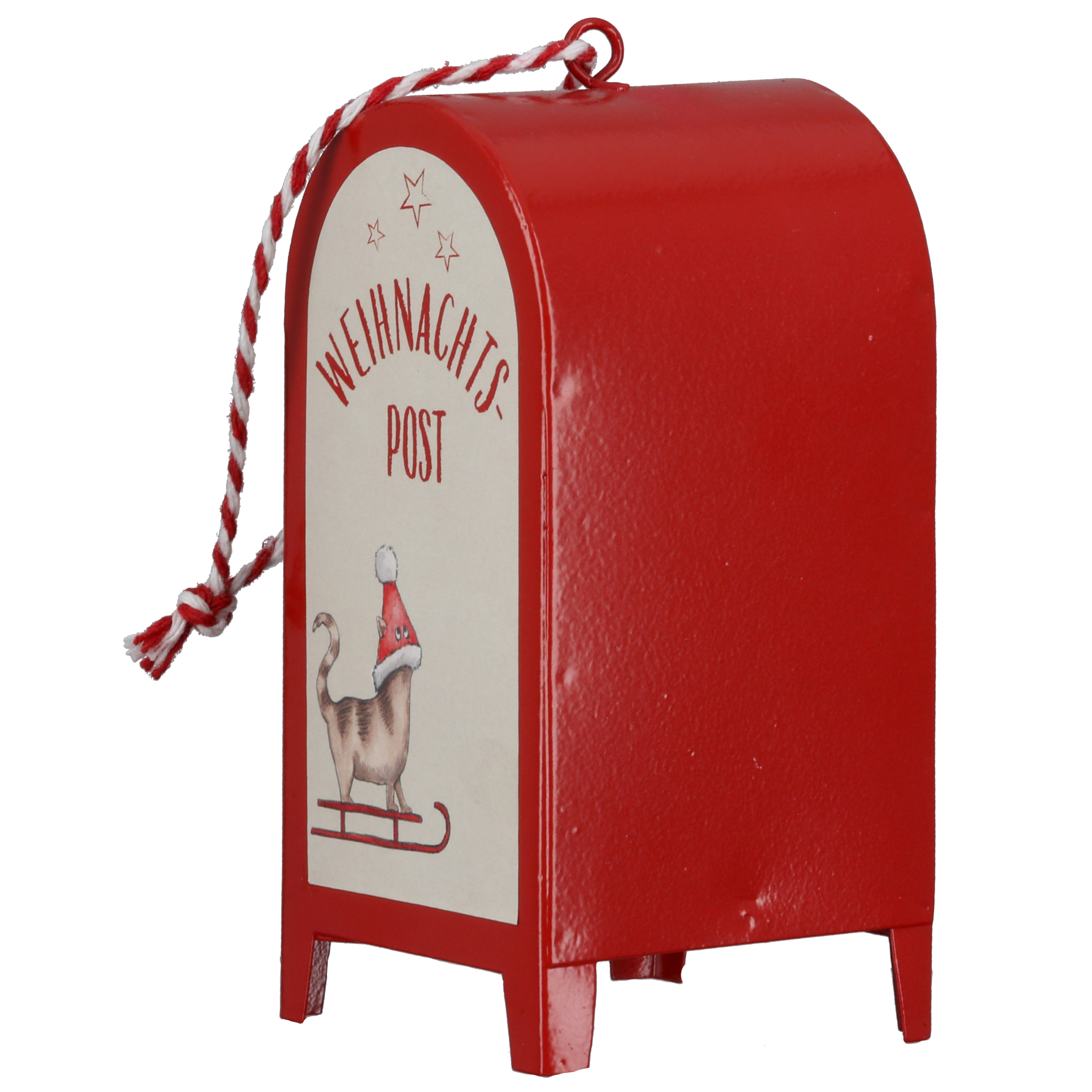 Weihnachtspost, Briefkasten, rot, Dekoration, Postkasten