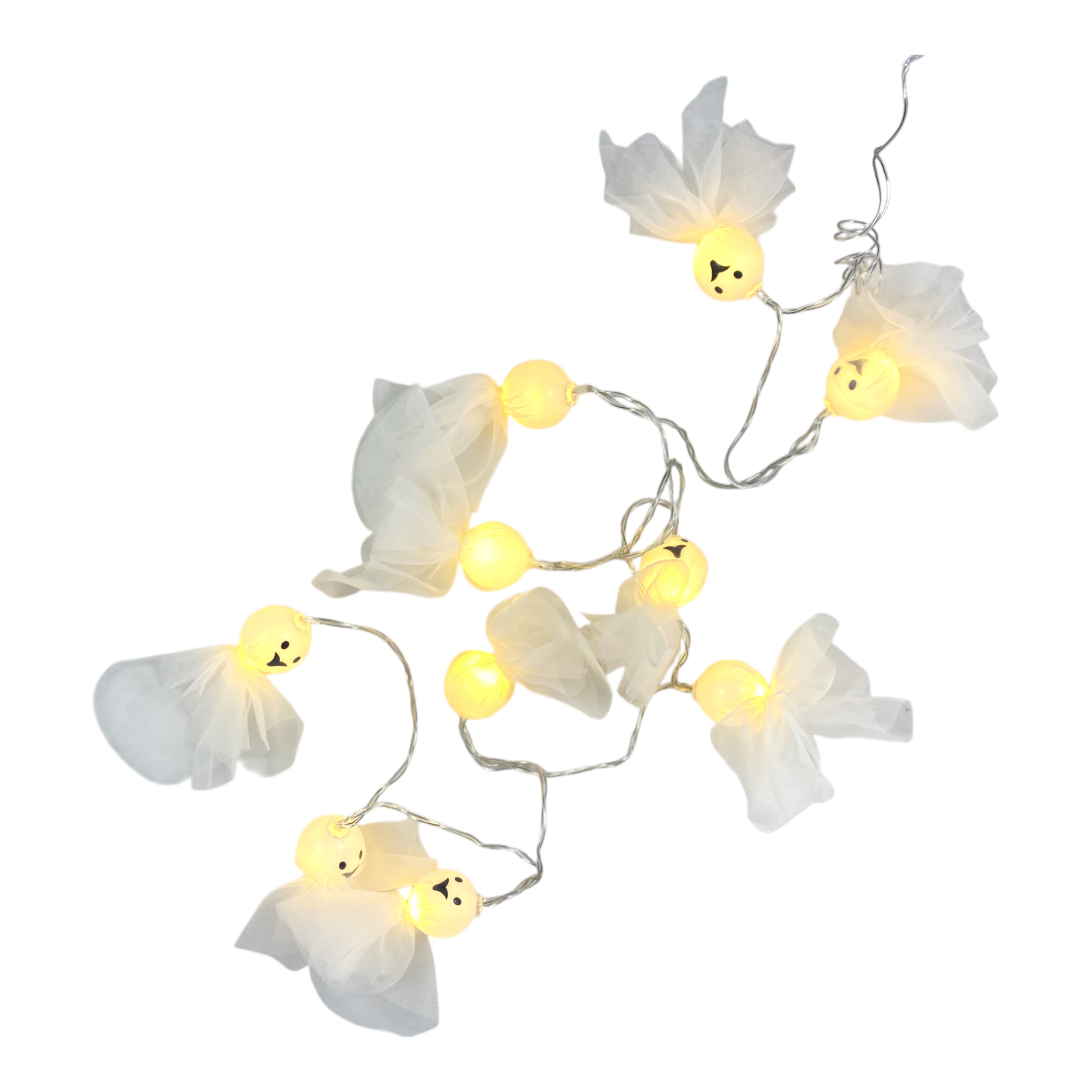 Lichterkette Geist 10er LED Blume, Pflanze, Lampe