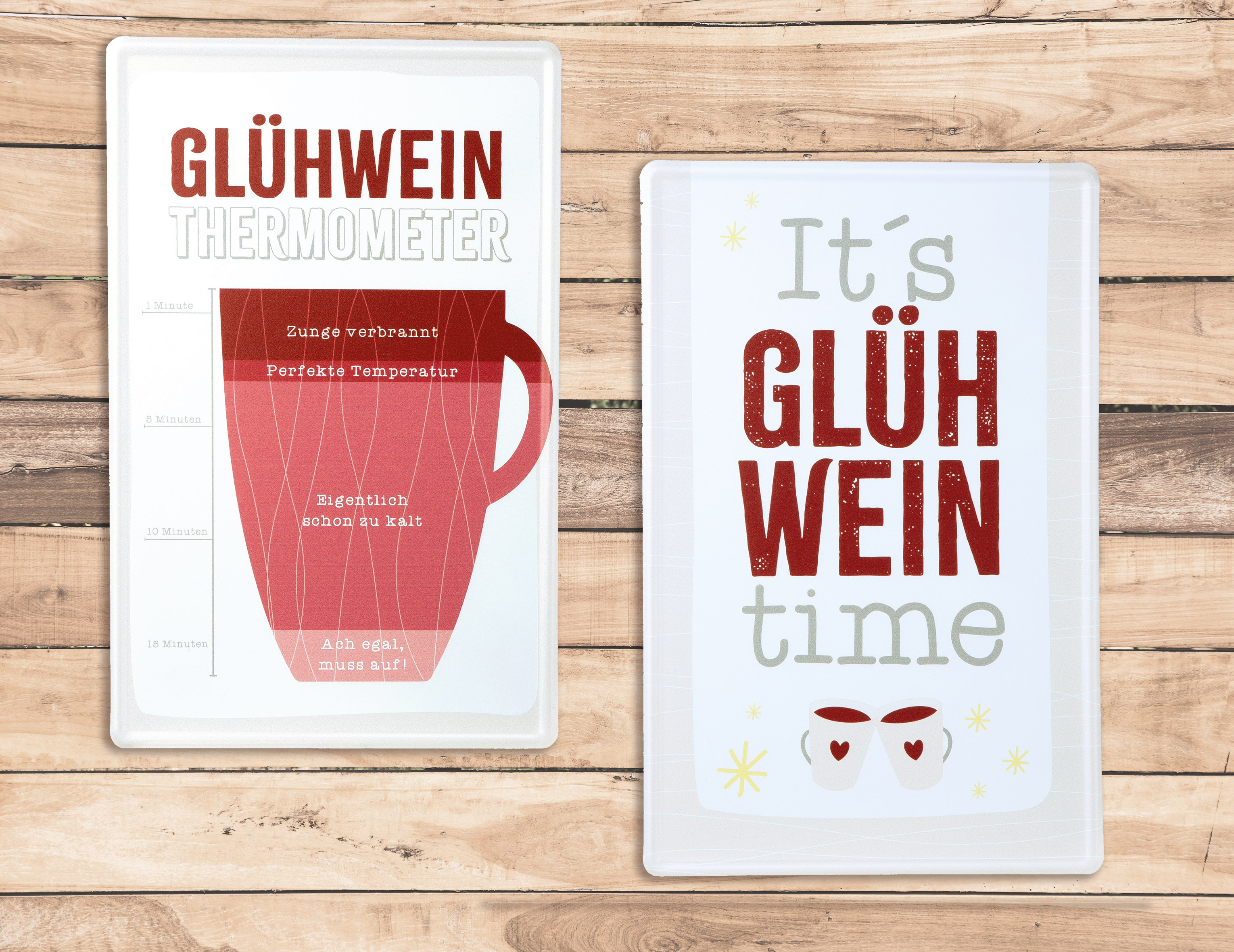 Schild Its Glühwein Time Werbung, Plakat, Buch, Veröffentlichung