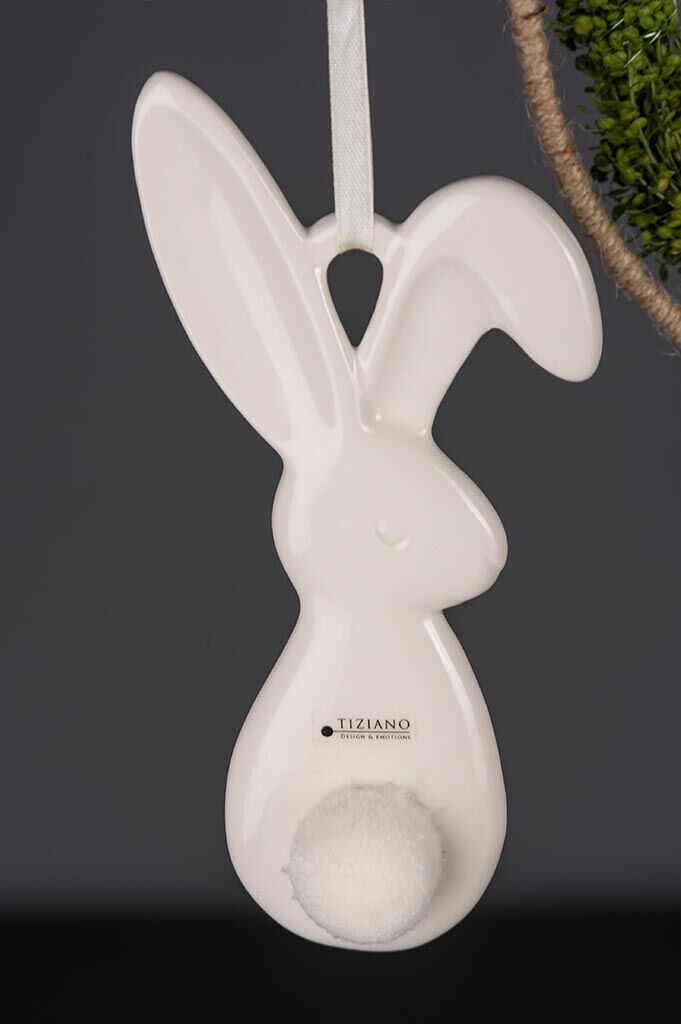 Anhänger Hase Fabrio mit Puschel 16,5cm