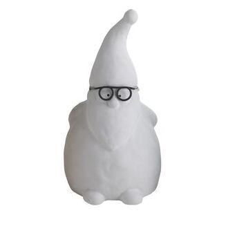 nerdyweihnachtsmannweiss Nerdy Weihnachtsmann mit Brille weiß