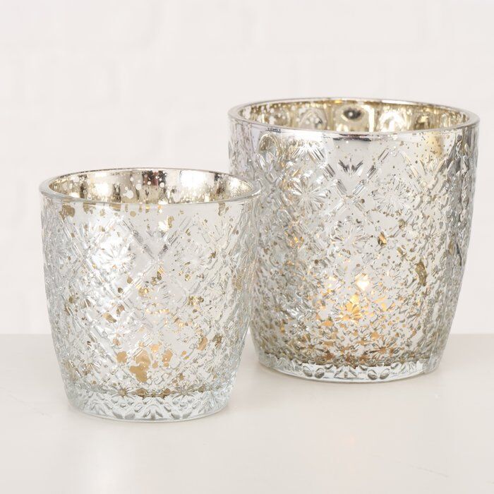 Windlicht Patty silber 9cm Variante 3