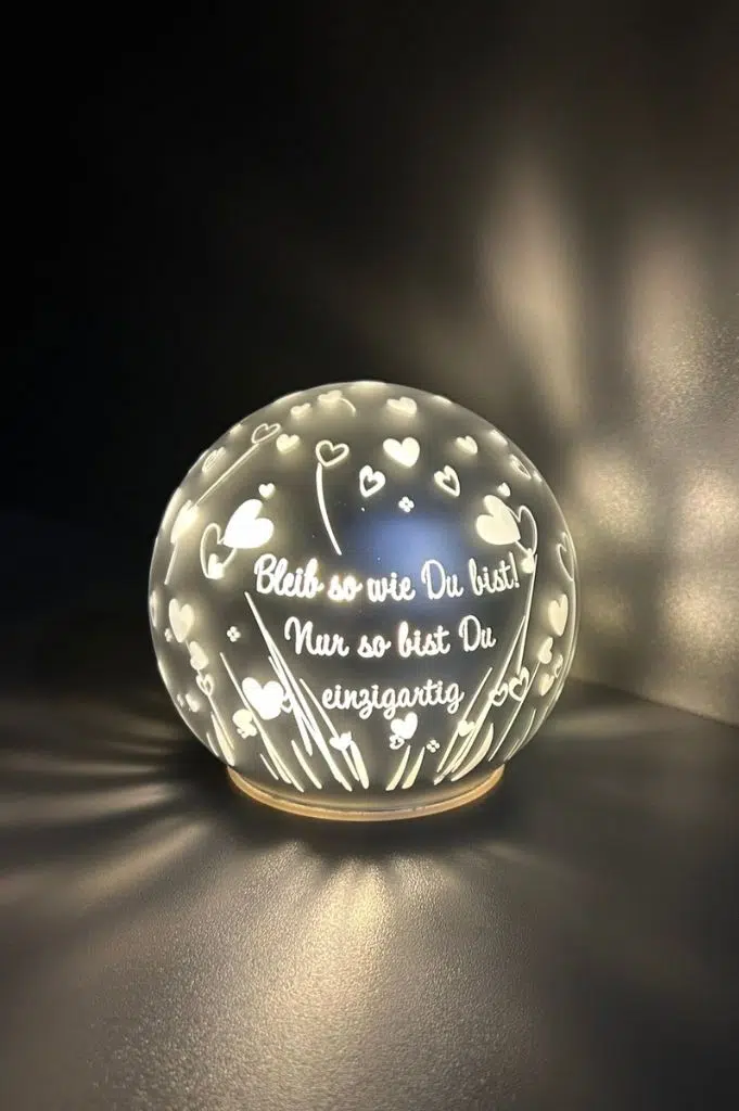 Lichtkugel Roviano silber 15cm LED Lichtkugel Roviano silber 15cm LED