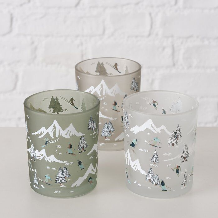 Windlicht Sölden 8cm weiß