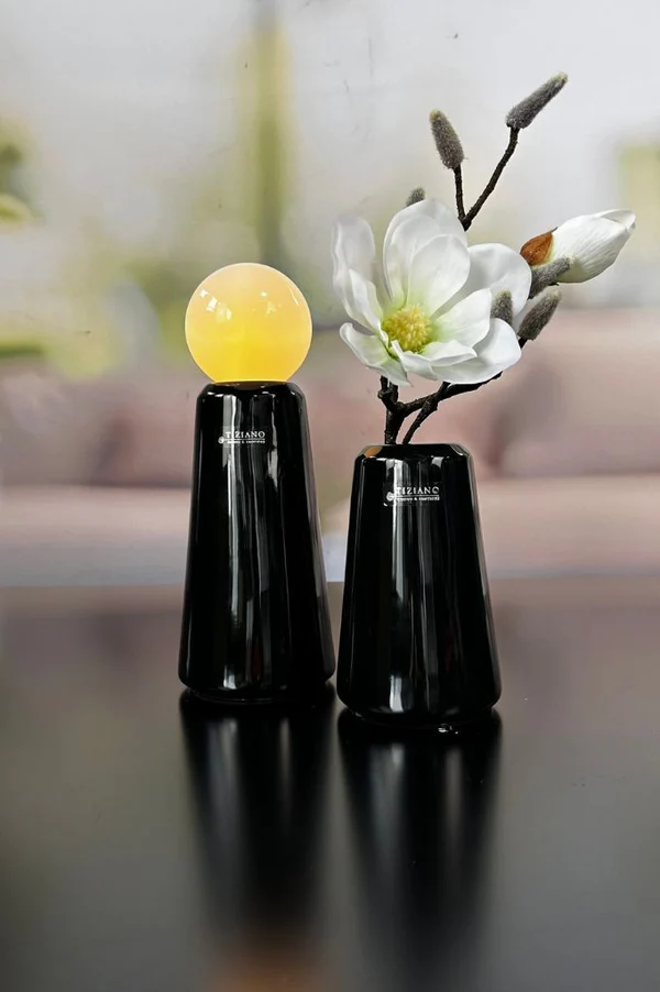Vase Luminara 18cm schwarz