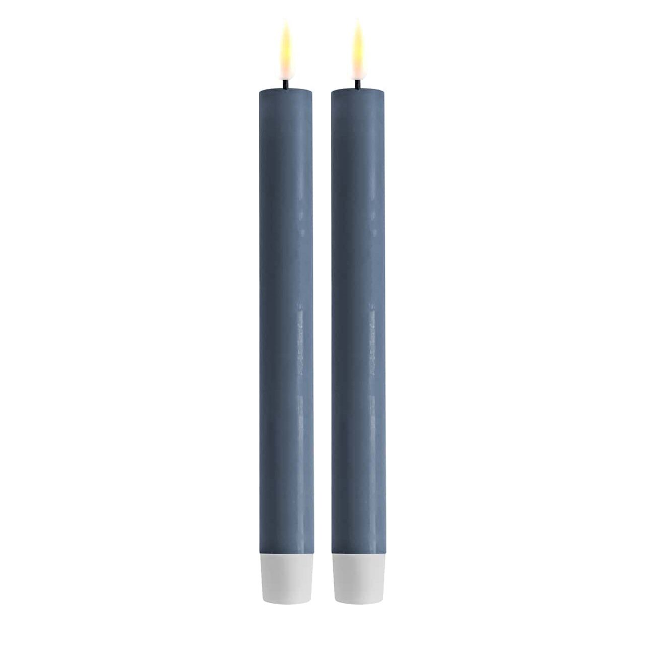 2021-RF-0331 Stabkerze LED 24 cm eisblau 2 Stück
