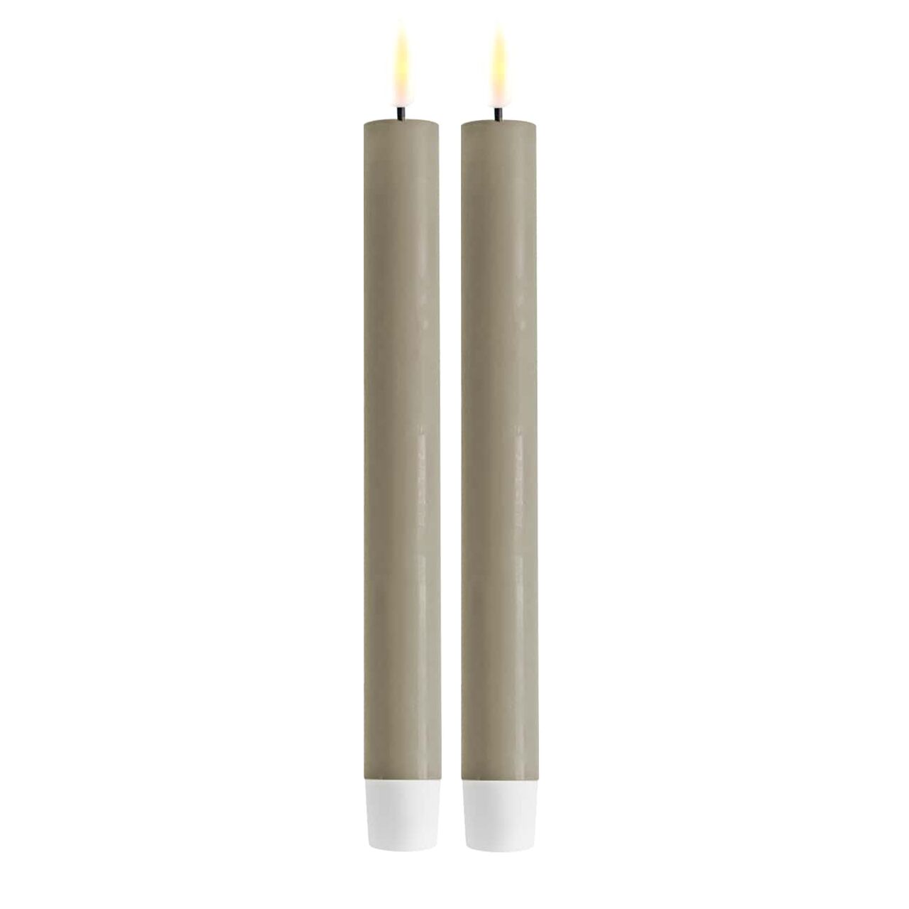 2021-RF-0289E Stabkerze LED 24 cm sand 2 Stück