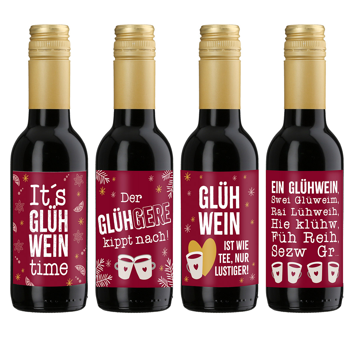 Wein, Weinflasche, Glühwein, rot, festliches-design
