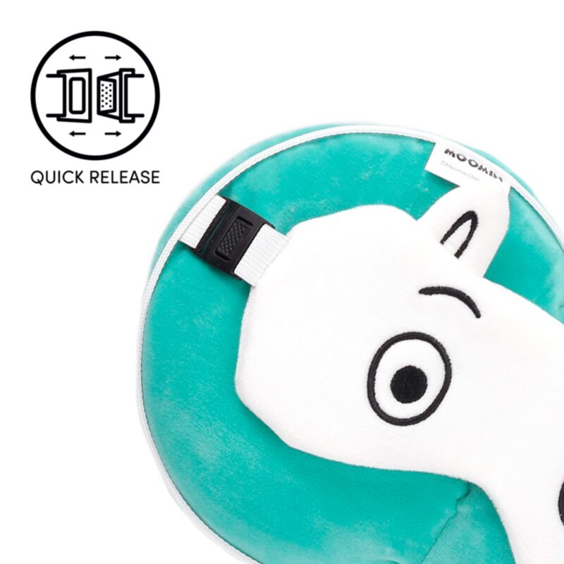 Relaxeazzz Moomin Mumin Plüsch Reisekissen & Schlafmaske Relaxeazzz Moomin Mumin Plüsch Reisekissen & Schlafmaske