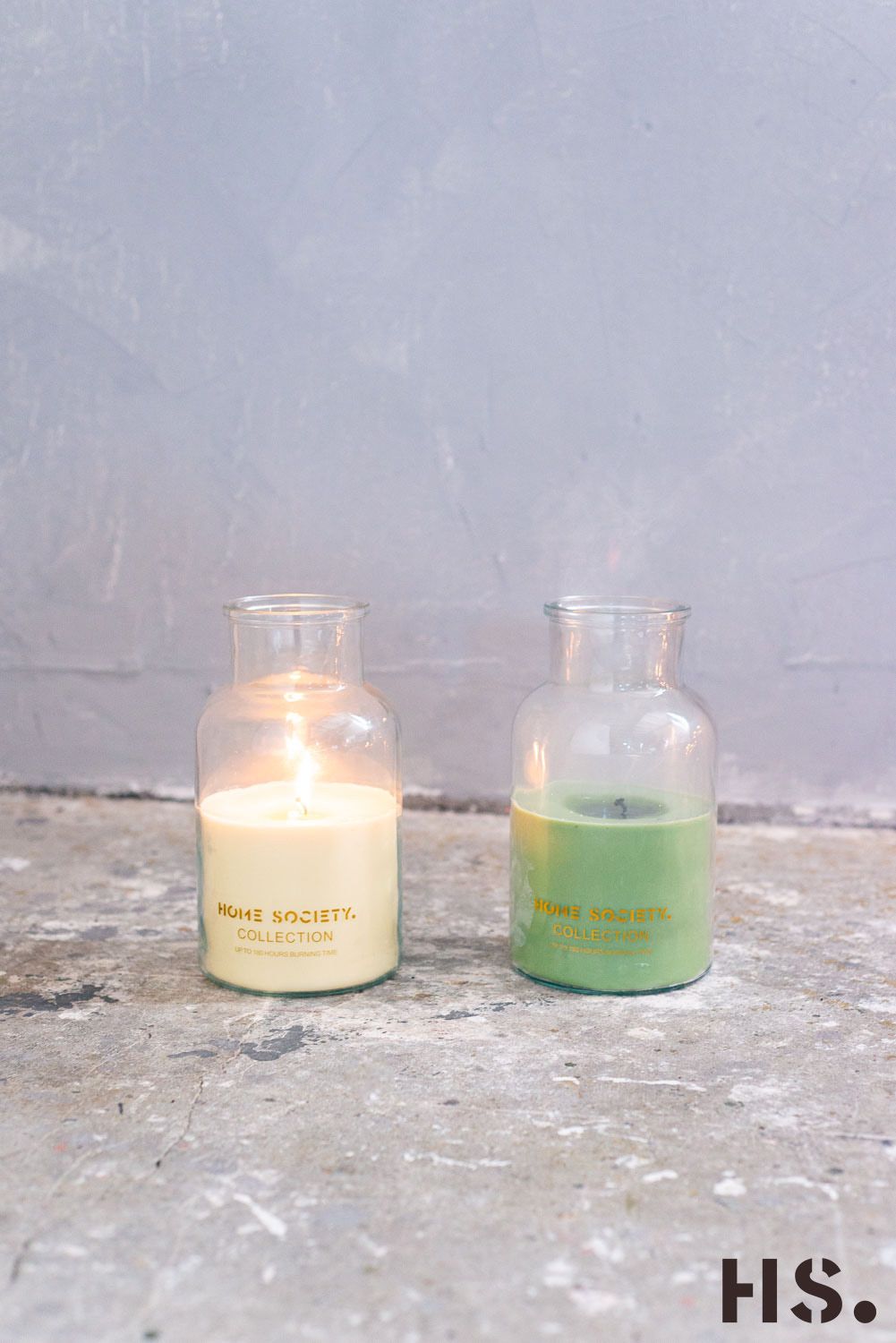 8bhUcDbw Jar Candle Lisse sand klein