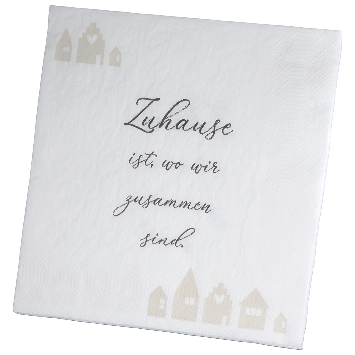 Serviette Sweet Home beige