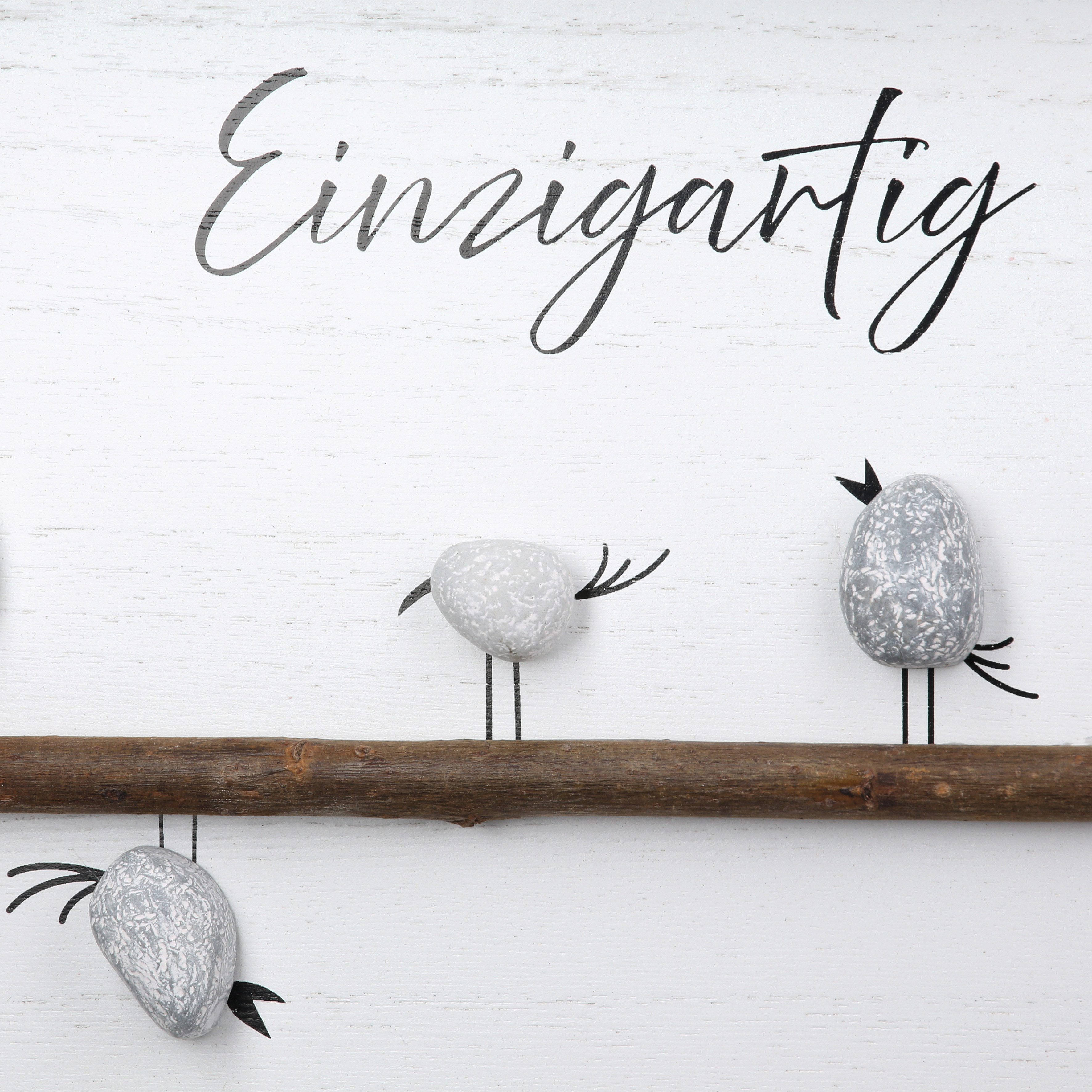 Steinbild Vogelparade - Einzigartig Steinbild Vogelparade - Einzigartig