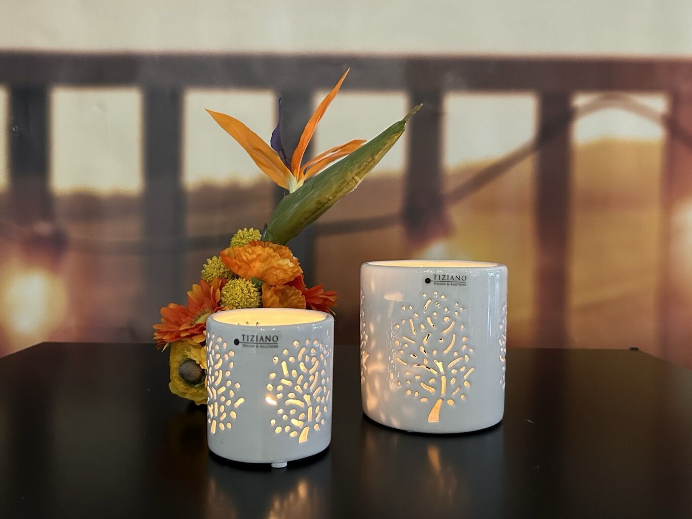 Tischlicht Vida cremeweiß 10,5cm Tischlicht Vida cremeweiß 10,5cm