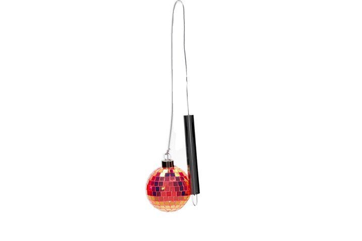 Disco LED Kugel 10cm neon orange Zubehor, Lampe