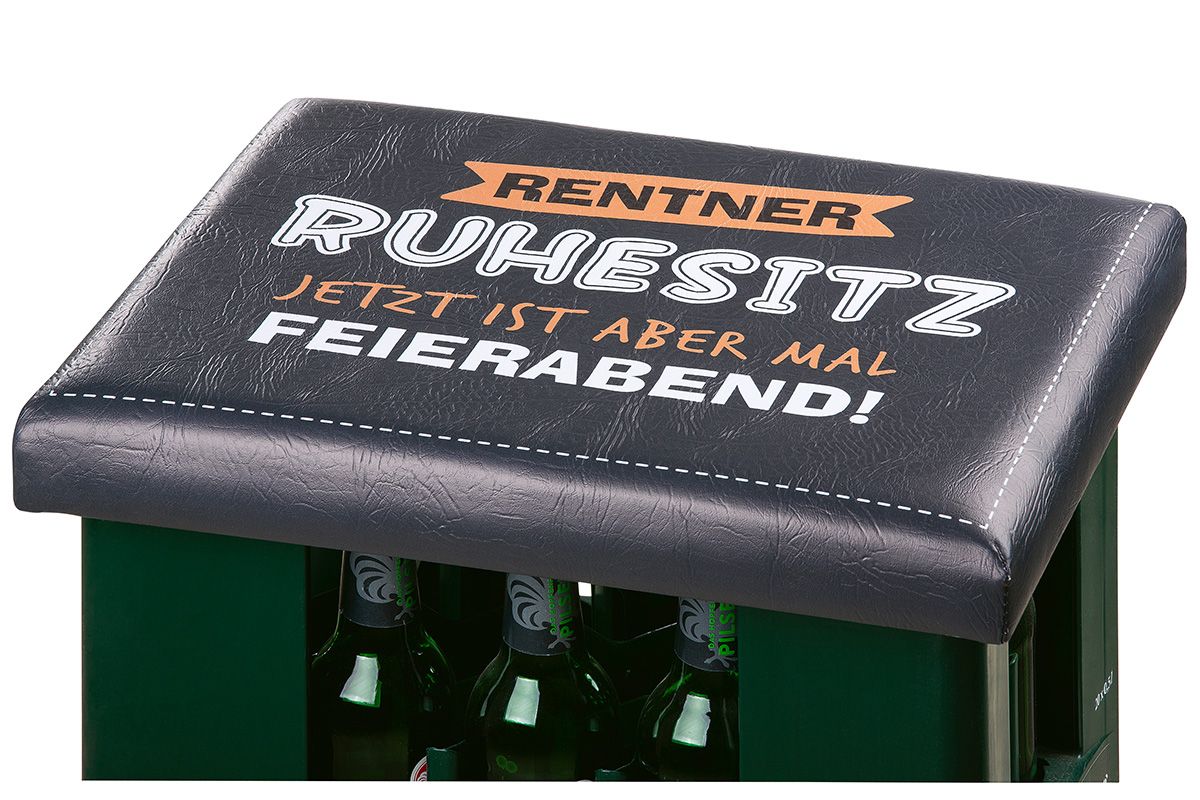 Sitzpolster "Ruhesitz" schwarz Kissen, Dekoration für Zuhause