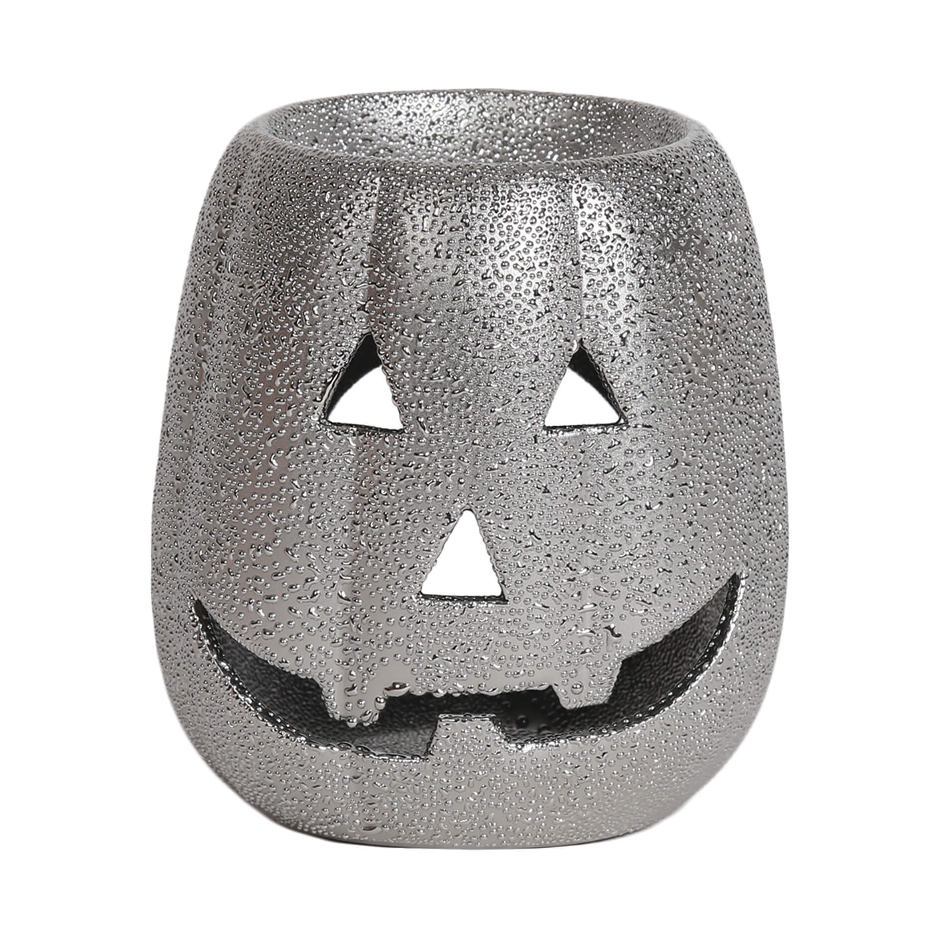 AR1722-A Duftlampe Pumpkin silver 10cm