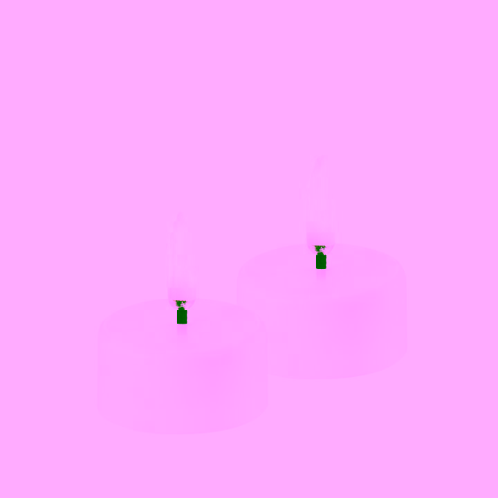 Uyuni LED Teelicht rechargeable nordic white 2 Stück Kerze