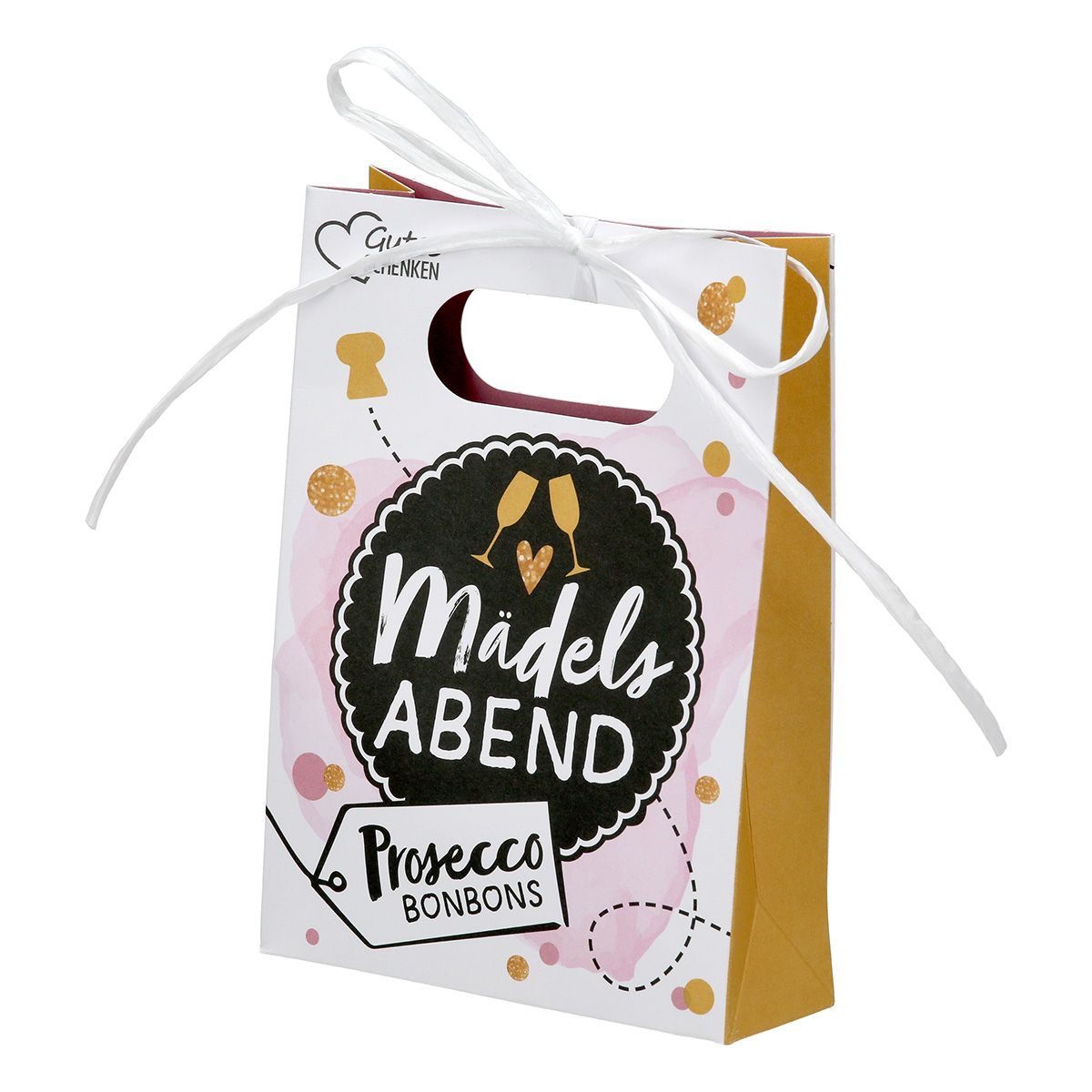 Prosecco Bonbons im Geschenktütchen "Mädelsabend" Tasche