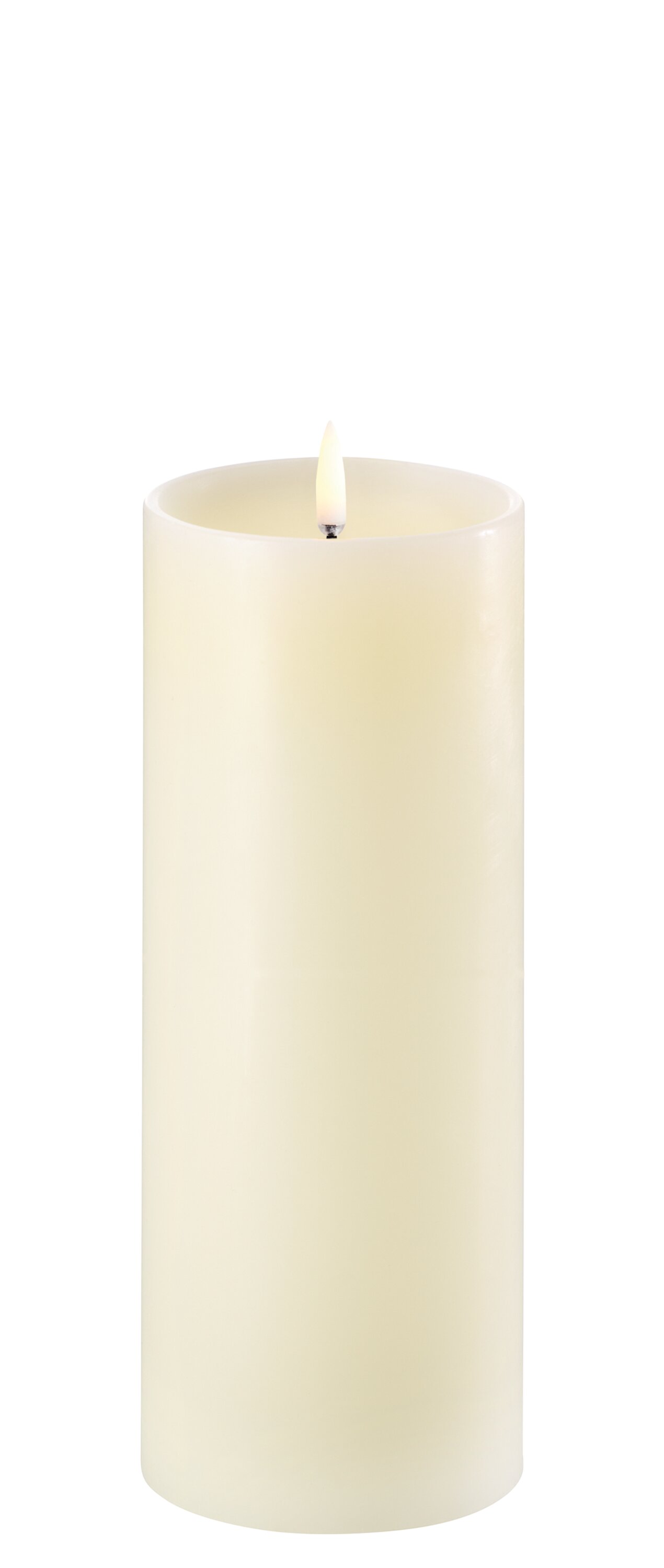 UL-PI-IVS-C78020-large Uyuni LED Stumpenkerze shoulder 7,8x20cm Ivory