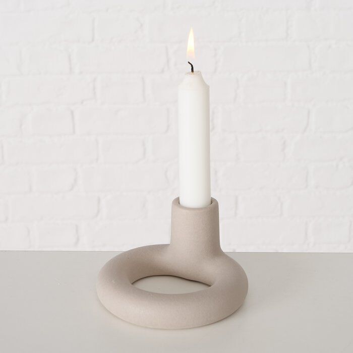 Kerzenleuchter Narima hellgrau